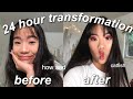 attempting to glow up in 24 hours *catfish/grwm