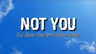 Rawi Beat - Not You ( Slow Remix )