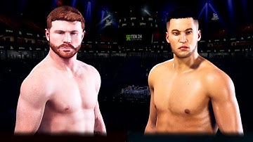 Canelo Alvarez vs David Benavidez FULL FIGHT | Undisputed Boxing Game AI Simulation