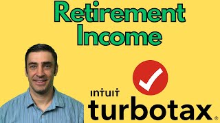Retirement Income  1099 R  TurboTax