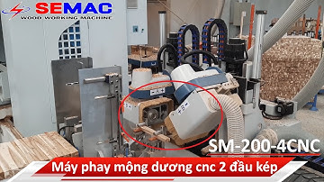 Máy đánh mộng dương cnc 2 đầu phay kép - Robot phay mộng dương cnc 2 đầu SEMAC