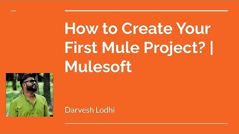 How to Create Your First Mule Project in Anypoint Studio | Mule 4 Tutorial