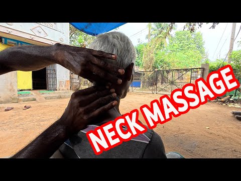 ASMR OPEN PLACE NECK and SHOLDER MASSAGE help your pain relief,