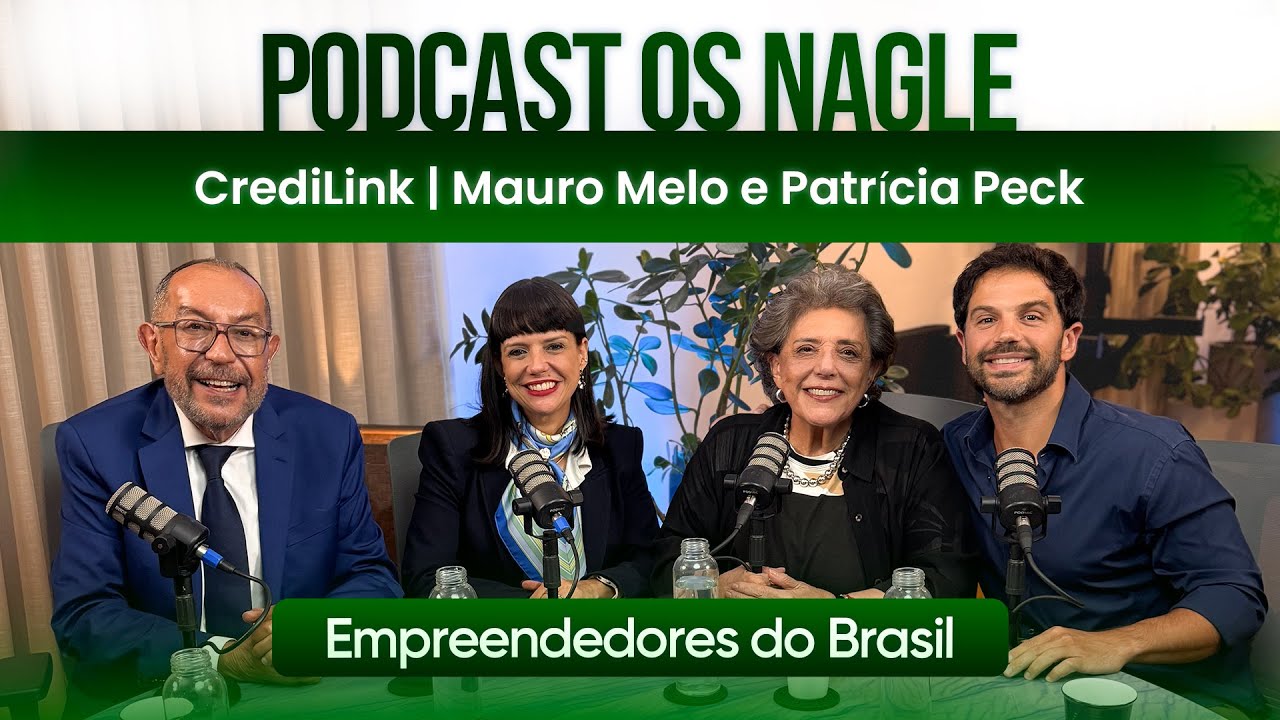 Capa do episódio: CrediLink | Mauro Melo e Patrícia Peck