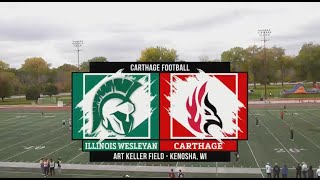 Carthage Football vs. Illinois Wesleyan 2023_10_21