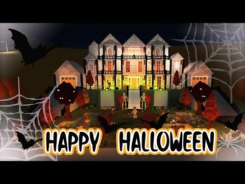 🎃Tour of my Halloween house on bloxburg!🎃