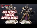 How to make ancient roman bases for your miniatures