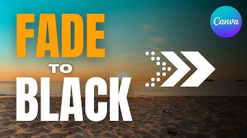 Fade To Black Transition in Canva