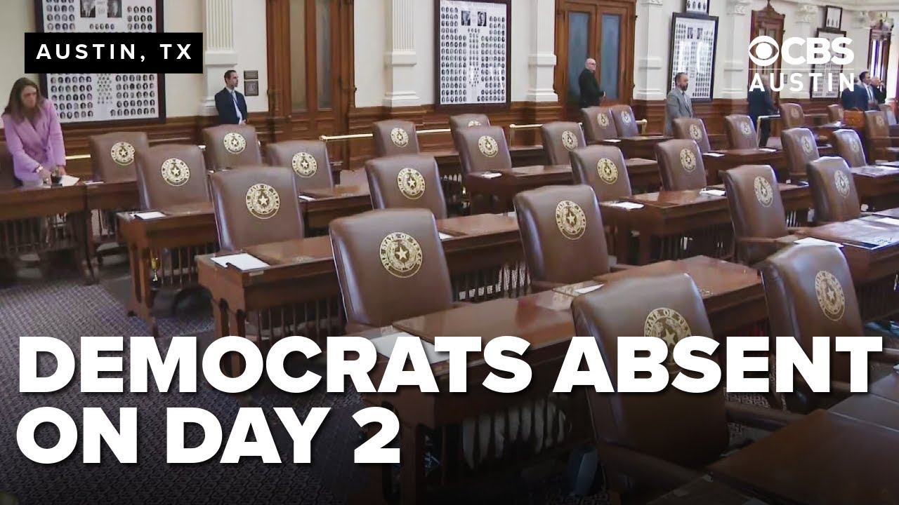 Texas House fails to meet quorum for second day in a row - YouTube