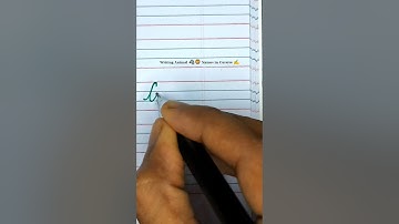 📝 Writing 🐯🦁 Animal Name In Cursive Writing ✍️📝 #shorts #cursivewriting #animals