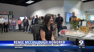 Former KEZI 9 News anchor, Renee McCullough, honored