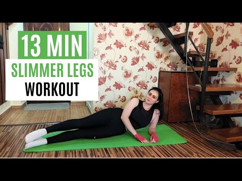 13 MIN SLIM LEGS WORKOUT - for lean & toned legs | No Jumping & No Equipment