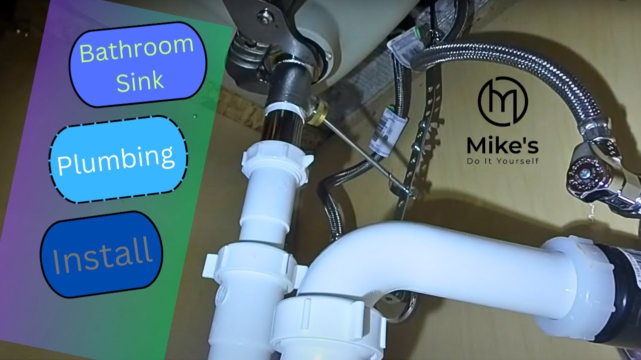 Bathroom Sink Plumbing Install YouTube