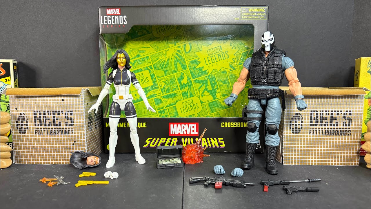 Marvel Legends Crossbones and Madame Masque two pack - YouTube