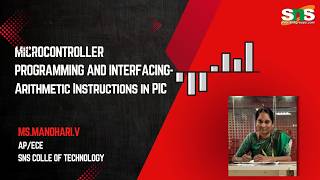 ARITHMETIC INSTRUCTIONS IN PIC | MICROCONTROLLER PROGRAMMING AND INTERFACING I SNS INSTITUTIONS