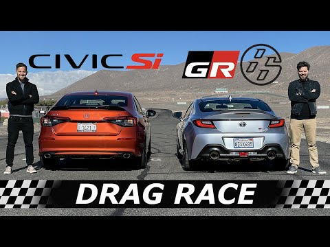 2022 Honda Civic Si vs Toyota GR86 // DRAG & ROLL RACE