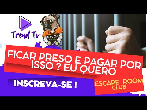 Ficaria preso em uma sala pagando por isso ? Eu quero ! Escape Room Club