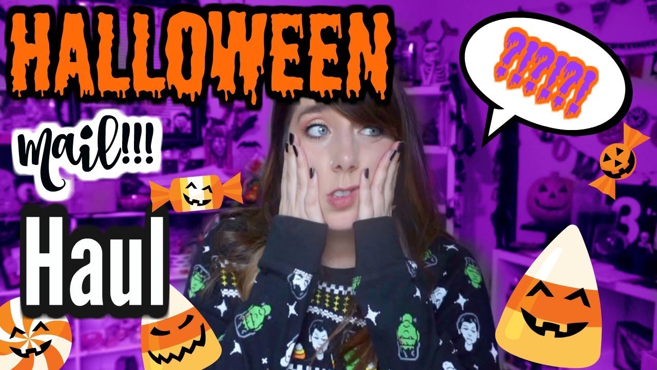 2018 NEW HALLOWEEN MAIL! HALLOWEEN HAUL!!!