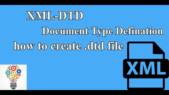 XML DTD How to declare element and attribute in DTD