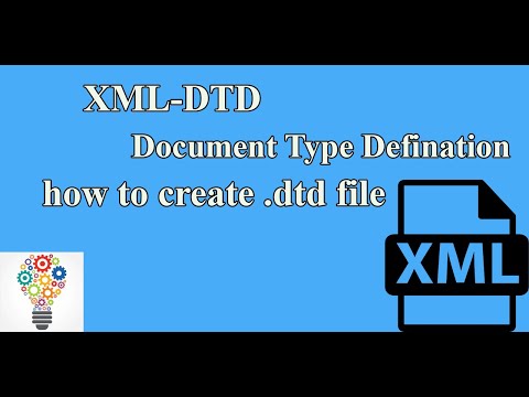 XML DTD How to declare element and attribute in DTD