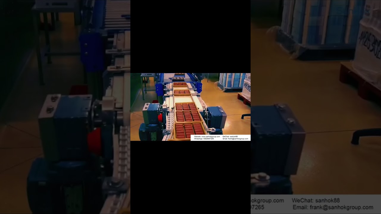 Chocolate food packaging # Automated mechanical equipment # Assembly line equipment # Belt conveyor