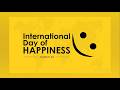 NIMASA PODCAST on International Day of Happiness