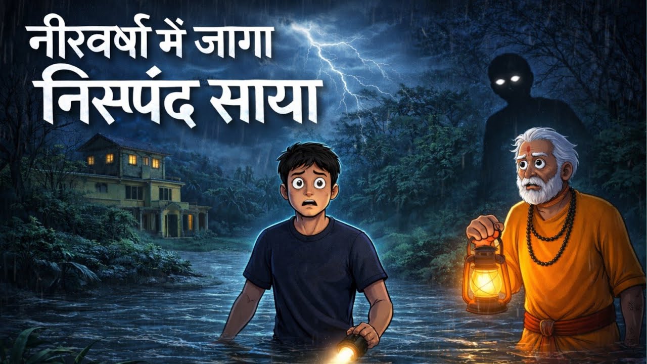 नीरवर्षा में जागा निस्पंद साया Barsaat Ki Wo Raat Chhalava  Horror  Hindi Story  Horror Story 
