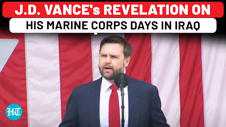 Full Speech: JD Vance's Revelation On His Marine Corps Deployment In Iraq War| Arlington| Trump| USA