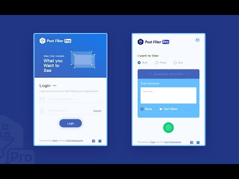 Post Filter Pro - Chrome extension to filter your Facebook Feed