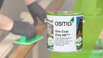 One Coat Only HSPlus - How to protect exterior wood with just one coat