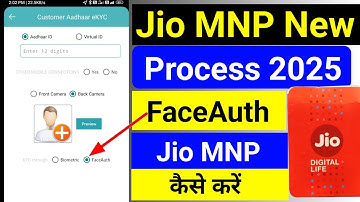 Jio MNP Activation Process 2025 | Jio me Port kaise karen | Face se Sim chalu kaise karen