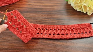 New perfect design crochet ‼️ How to knit a Wonderful Crochet 😍 Very easy crochet.#knitting