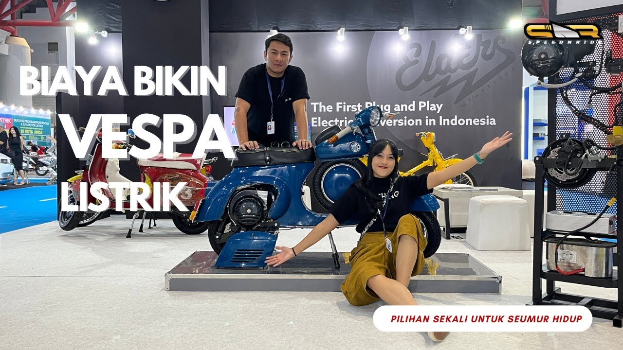 Review Event : Murah, Bikin Vespa Berisik Jadi Listrik Di PEVS 2023 | SpeednRide