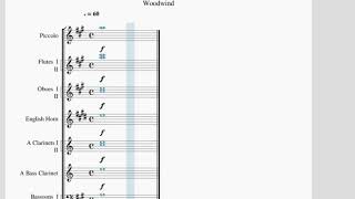 Orchestrating 11 - A major chord