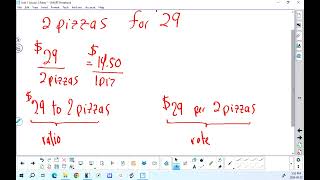 Math 20-2 Measurement: Lesson 2 → Rates