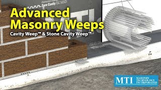 Advanced Masonry Weeps - MTI Cavity Weep & Stone Cavity Weep