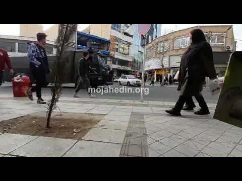 کرج گزارشگر سیمای آزادی گشت های ضد شورش در خیابانها ۹۹۱۲۲۶