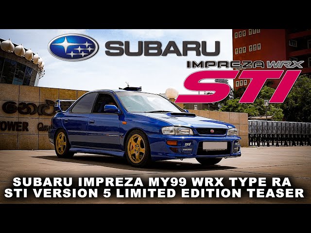 Subaru Impreza MY99 WRX Type RA STI Version 5 Limited Edition
