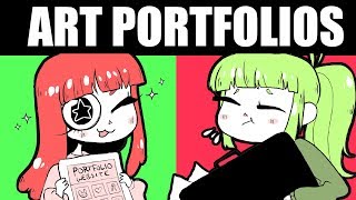 GET INTO ART SCHOOL! [How to Make a Portfolio   Look at My Old One!!!]