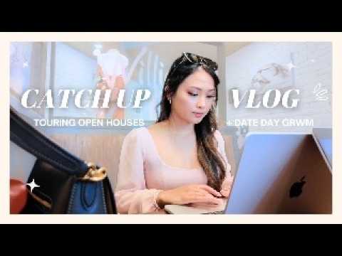 date day GRWM 🪴HOUSE HUNTING with hubby!! + shiba party + minor back injury 🙃
