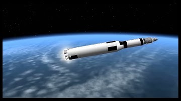 Apollo direct landing - Orbiter Space Flight Simulator 2010