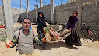 Nomadic Life Documentary 🌾✨ Samira & Goli Prepare for Nowruz: Carpet Washing & Home Cleaning 🏡