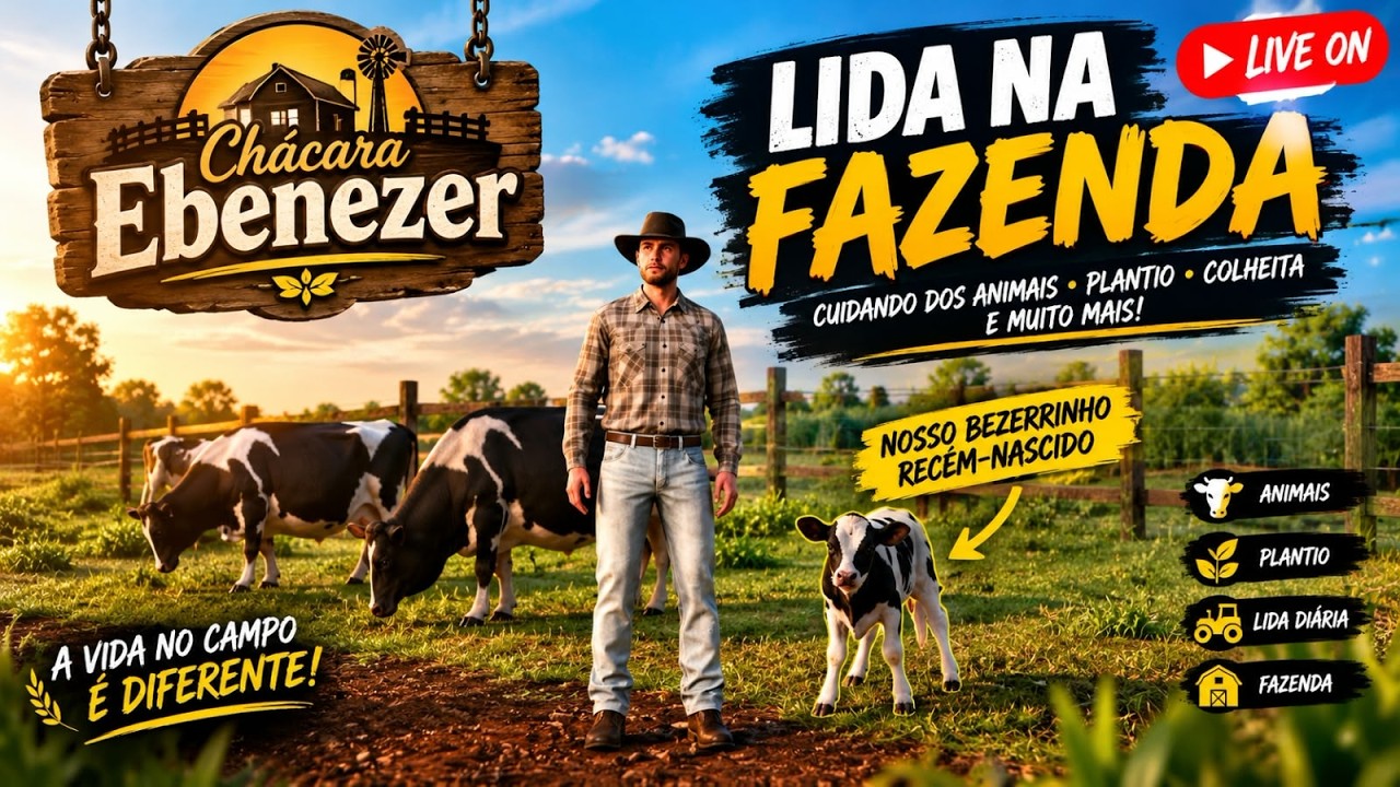 BORA NA LIDA DA FAZENDA #24 | Fazenda Ebenezer | FS 25 - YouTube