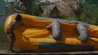 New T-Rex River Raft Footage Juric World Rebirth