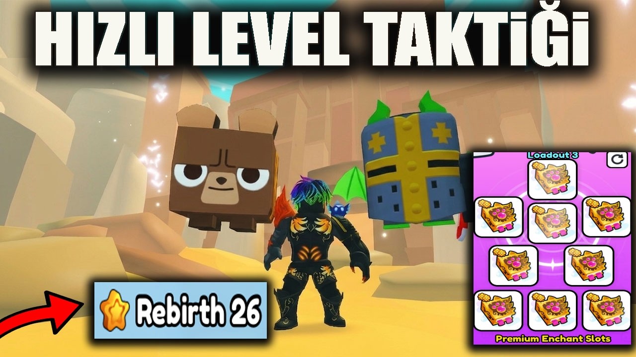 AFK ve Hızlı Level Kasma Metodu! En İyi Kitaplar | Pet Simulator