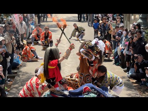 令和8年 四十物町獅子方若連中 獅子舞演舞会 - YouTube