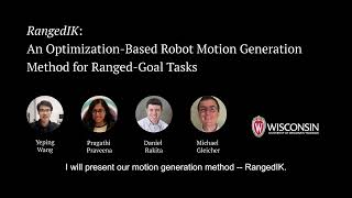 RangedIK: An Optimization-based Robot Motion Generation Method for Ranged-Goal Tasks