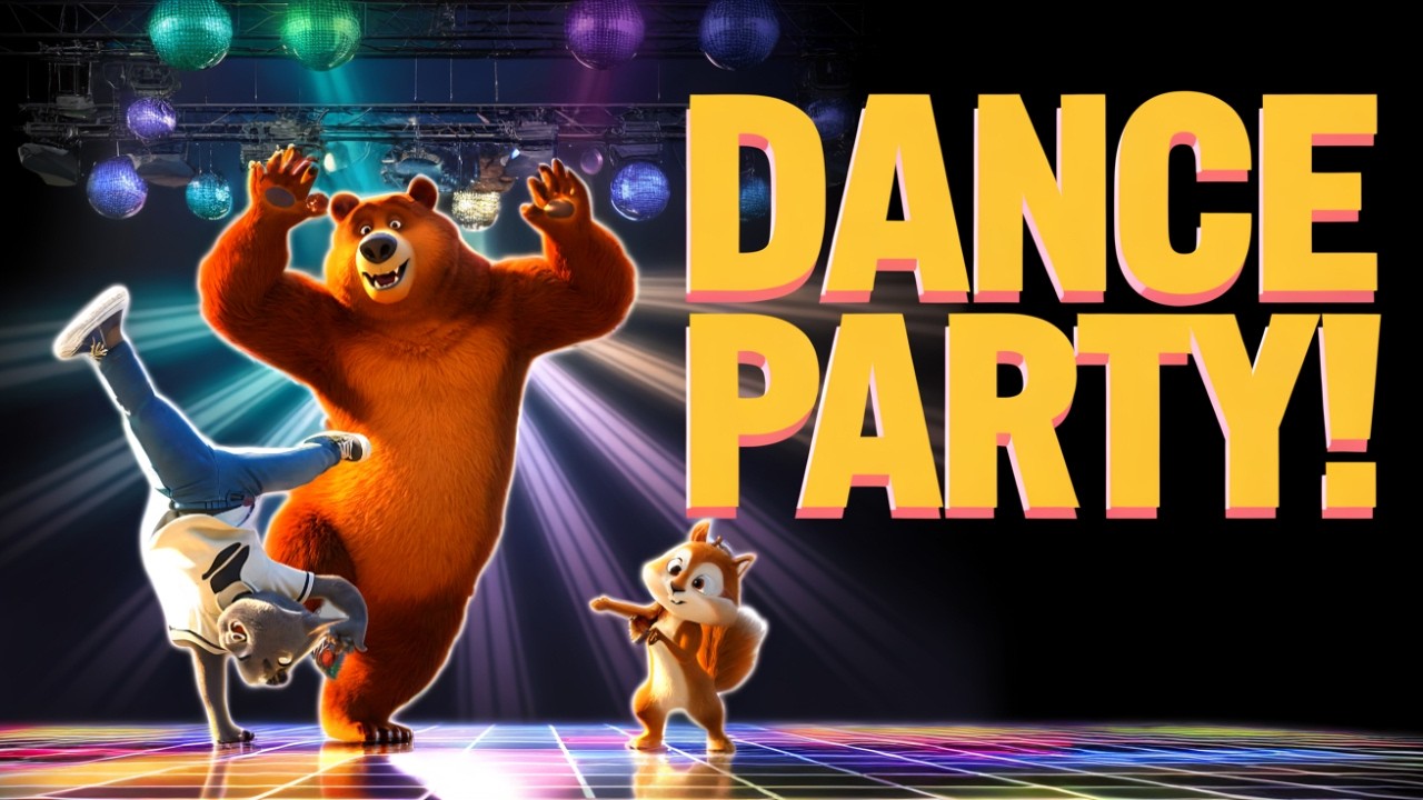 🔥 DANCE MODE CHALLENGE 🕺Dance Party Song for Kids! 🕺 (Dance-Along + Movements) 