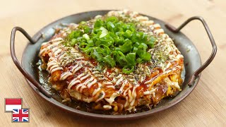 Gurih Berlapis! Resep OKONOMIYAKI Ala Hiroshima [Martabak Telur Jepang, Bahan Lokal]