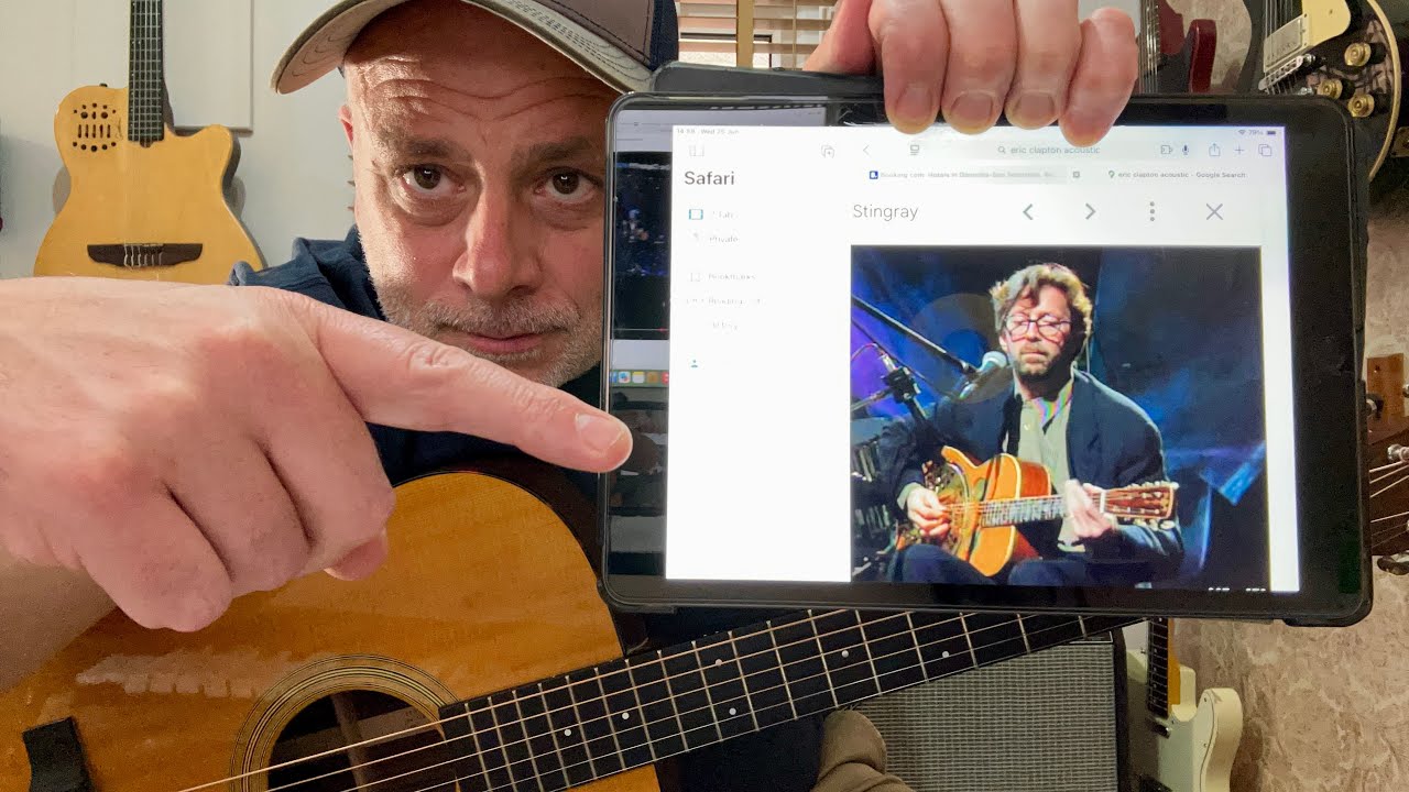 Fingerpicking & Strum Acoustic Blues Guitar Like Clapton Easy and Advanced version